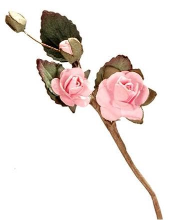 Floralcraft® Miniature Craft Spray Roses Pack of 12 Stems – Artificial Small Rose Flowers with Buds for Wedding Crafts, Floral Arrangements, DIY & Home Décor (Pink)
