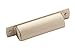 Amerock | Cabinet Cup Pull | Satin Nickel | 3 inch (76 mm) Center to Center | Rochdale | 1 Pack | Drawer Pull | Drawer Handle | Cabinet Hardware