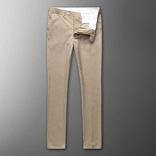 Men's Suit Pants Regular Fit Formal Business Casual Daily Prom Tuxedos Trousers2