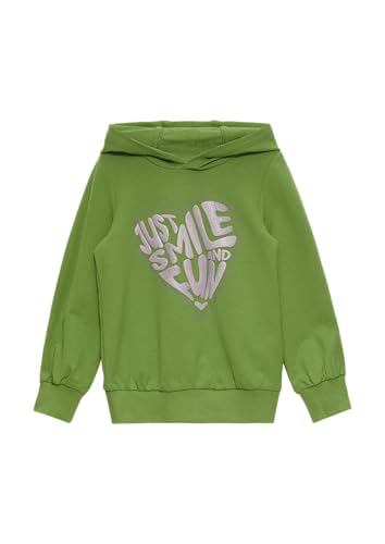 s.Oliver Sweatshirt mit Kapuze und Glitzerprint