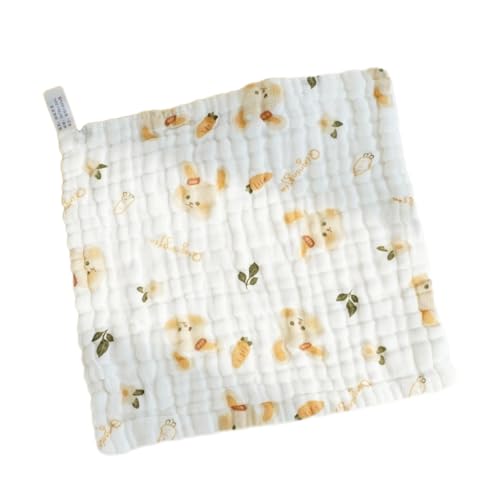 Mllepjdh - Babero de algodón para niños pequeños con estampado de estopilla facial suave para eructos en la espalda, tela que absorbe el sudor, toalla de algodón de alta absorción para niños