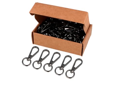 Mousqueton VELOX noir 13,4mm pour fixation et câblage