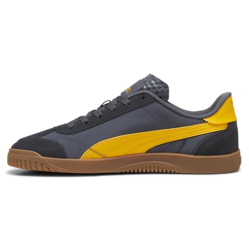 PUMA Mens Club 5V5 Lux Og Lace Up Sneakers Shoes Casual - Grey, Yellow3