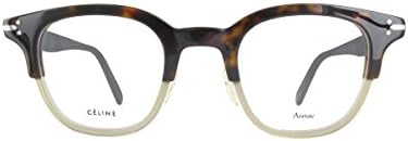 CEL Plastic Round Eyeglasses 46 0T6Z Dark Havana Green