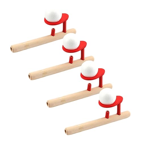 HAPINARY 4 Bolas Flotantes De Juguete para Soplar, Juguete para Soplar, Juego De Bolas De Tubo, Juguetes Sensoriales Preescolares, Juguete para Soplar Bolas, Flotadores, Tubos, Juguetes
