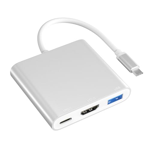 Adaptateur USB HUB HDMI premium en aluminium de charge 100W pour MacBook et iPad Pro