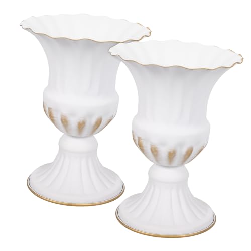 ifundom 2pezzi Vaso Commemorativo Per Fiori Da Cimitero in Stile Retrò Contenitore Per Fiori Accessorio Per Disposizione Delle Tombe