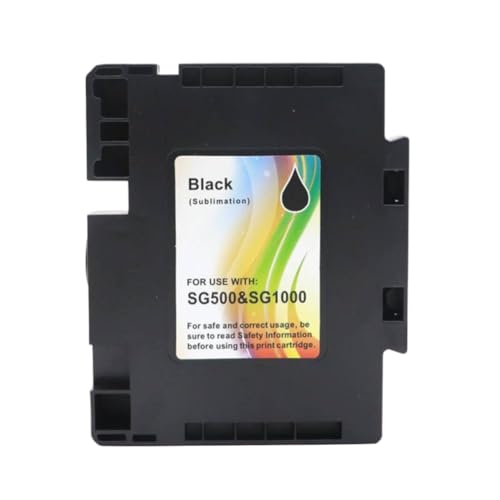 Cartouche sublimation SG1000 encre noire fluide aux pigments denses