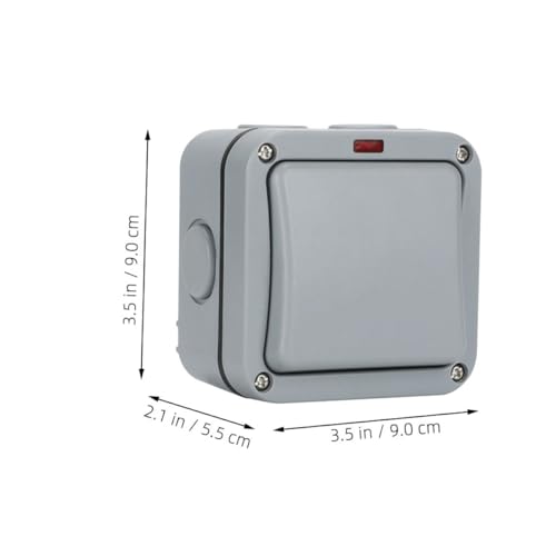 Interrupteur mural étanche IP65 pour stopper l'humidité extérieure - 2
