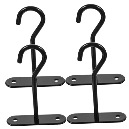 4 Sets Ceiling Plant Hooks Iron Wall Mount Hangers for Hanging Plants