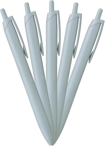 Image of Mitsubishi Pencil Permanent Ballpoint Pen Jetstream Light Touch Ink 5 Pack 0.7 Light Blue HSXNSL075P.8