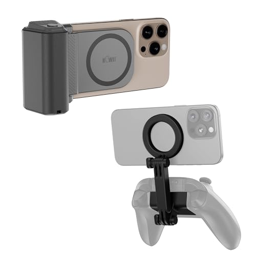 KIWIFOTOS for iPhone Magsafe Camera Grip + Magnetic Phone Mount for Xbox Wireless Gaming Controller