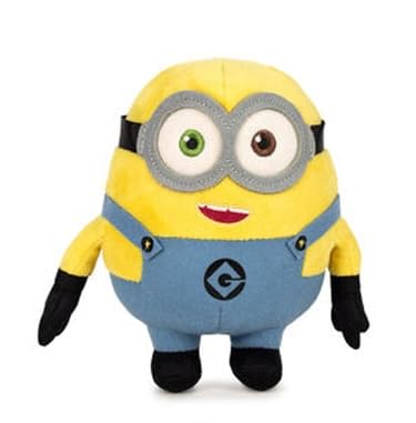 Play by Play Minions – Figuras de peluche y peluches en 20 cm, 30 cm y 50 cm: Bob, Otto, Kevin, Stuart y Dave – Varias ediciones y tamaños a elegir (Bob 20 cm)