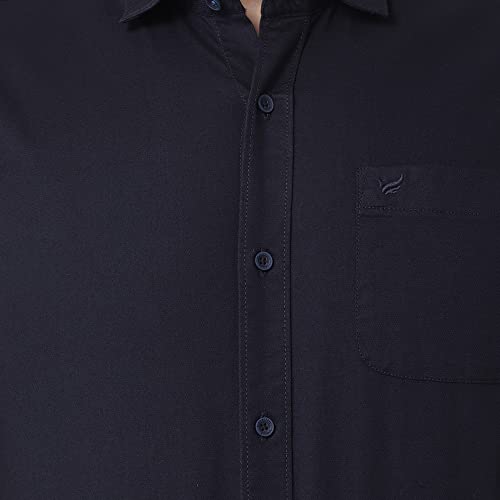Image of blackberrys Men's Slim Fit Shirt (ES-DOHX73# Navy