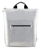 JOST Freizeitrucksack Rucksack mit Laptopfach Halmstad X Change Bag Silver silberfarben