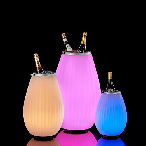 The JOOULY 50 - Bluetooth Lautsprecher, Getränkekühler, 9 Licht Farben, per App steuerbar, untereinander koppelbar, direkt vom Hersteller Cover