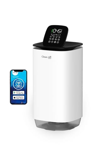 Clean Air Optima - 2 en 1 : humidificateur et purificateur d'air CA-808 Smart Top Filling - pièces...