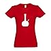 Bong - Maglietta da donna e donna, Colore: rosso, M