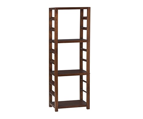 Vily's House Estantería Abierta línea Recta 4 baldas marrón pequeña (50_x_140_cm)