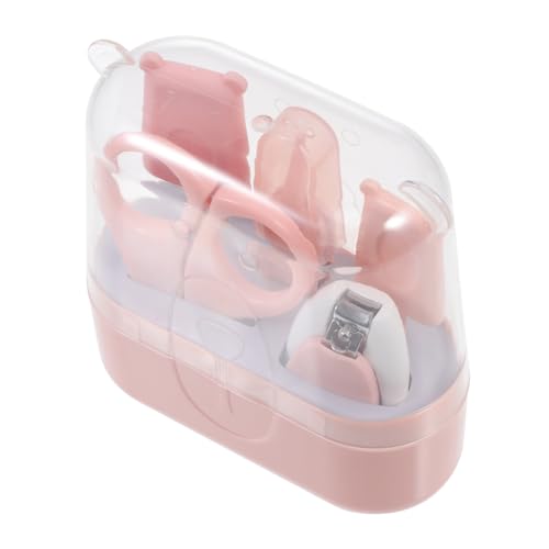 minkissy Nagelknipser mit Babypinzette und Babynagelfeile für Neugeborene Inklusive Aufbewahrungstasche Ergonomische Griffe für Sicheren Halt