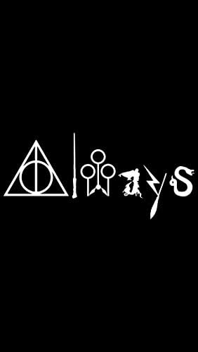 Always Harry Potter WHITE Vinyl Car/Laptop/Window/Wall Decal, Model: , Electronic Store