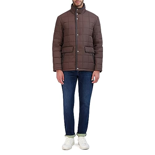Cole Haan Men's Quilt Jacket with Rib Knit Inner Collar - Main Image