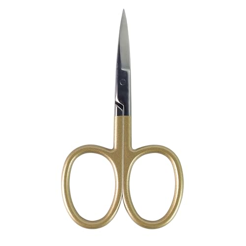 Shark Shooter Fly Tying Scissor All Purpose 4inch Straight Scissor (Gold)