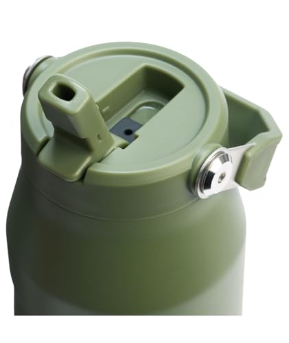 Image of Stanley IceFlow Flip Straw 2.0 Water Bottle 36 OZ | Built-In Straw with Larger Opening | Lightweight & Leak-Resistant | Insulated Stainless Steel | BPA-Free | Dried Pine