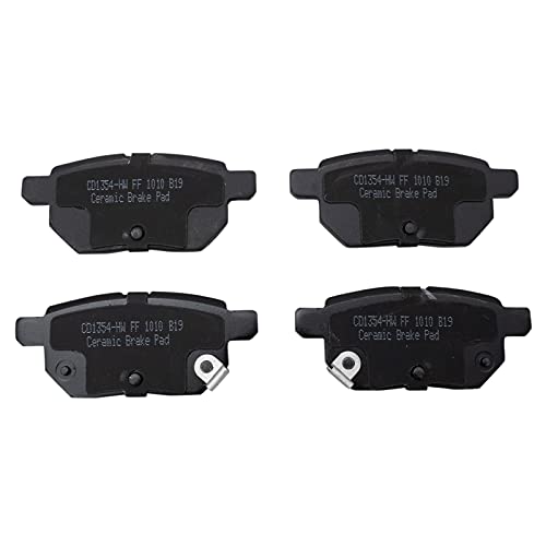 Image of TRQ Rear Brake Pad & Rotor Kit Ceramic Compatible with 2010 Toyota Matrix