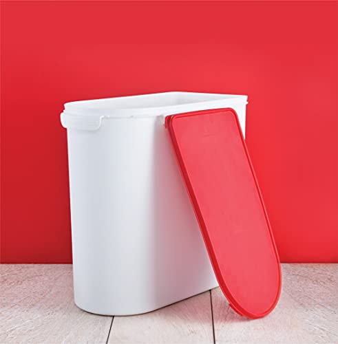 Tupperware 20 Kg Plastic Rice Keeper, Multicolor