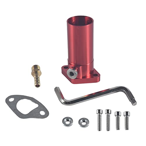 Tubo de admisión VM24 para solucionar tirones y fugas de aire en motores GX200 de go kart