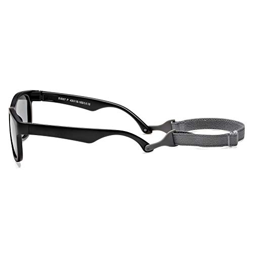COASION Flexible Polarized Baby Sunglasses with Strap Adjustable for Toddler Newborn Infant 0-24 Months3