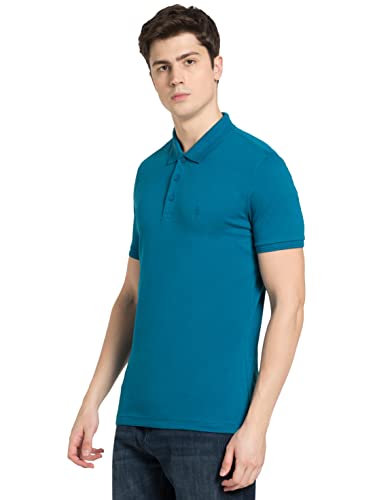 Image of Jockey 3912 Men Super Combed Cotton Rich Solid Half Sleeve Polo T-Shirt