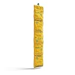 Britwrap SeaDry Antihumidity Dessicant. Large Volume Moisture Absorber and Dehumidifier for Shipping Container, home and garage. Vertical with Hook (5 x sachets in cardboard casing -600g)