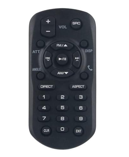 RM-RK258 Replaced Remote fit for JVC Car Stereo Multim-edia Receiver KW-V21BT KW-V11 KW-V960BW KW-V950BW KW-M865BW KW-M855BW KW-V85BT KW-V850BT KW-M75BT KW-M750BT KW-V66BT KW-V660BT KW-M650BT