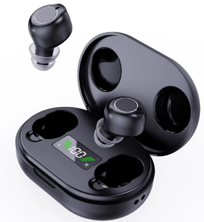 Amplificador de sonido personal inteligente, diseño ligero semiintraural, reducción de ruido inteligente, arranque sin retroalimentación, ajuste de volumen táctil, ideal para mejorar la escucha diaria