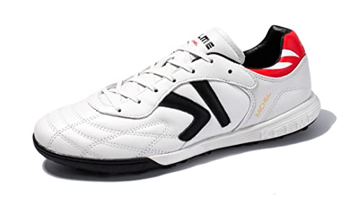 KELME Men's Turf Soccer Cleats - Football Boots Outdoor/Indoor Unisex Adult Sizes - Pro Calfskin Leather Soccer Shoes - TF2