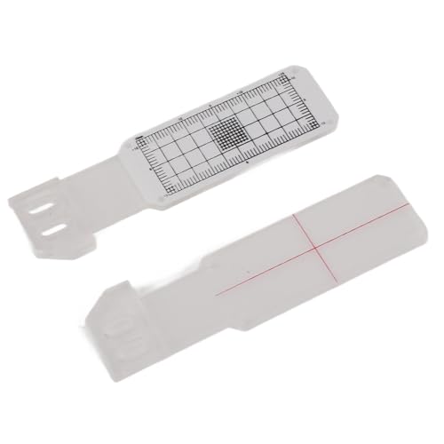 Standard Tell Tale Crack Monitor, Acrylic Board Crack Monitoring Tool for Construction, Decoration, and Maintenance
