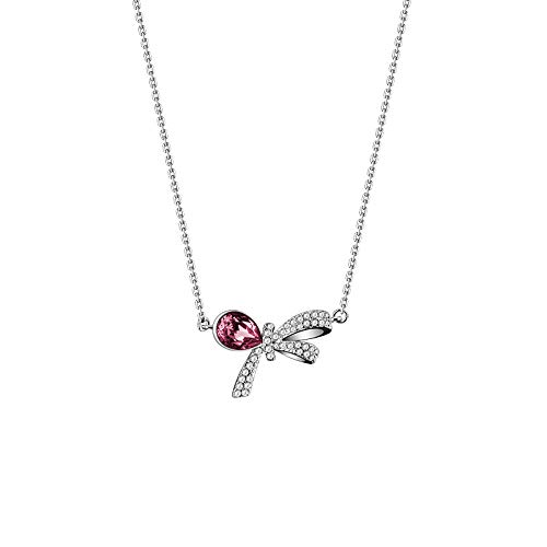 Collier en cristal pour femmes avec chaîne de clavicule élégante et pendentif géométrique