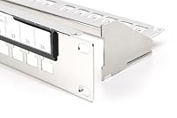 DIGITUS Patchpanel – Modular – 19 Zoll 1HE – 24 Ports – Geschirmt – Ansicht 6