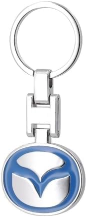 Car Keychain for Mazda 5 II 2010-2015, Key Ring Chain Car Logo Keychain Auto Key Fob Wristlet Keyrings Replacement Detachable Keyrings