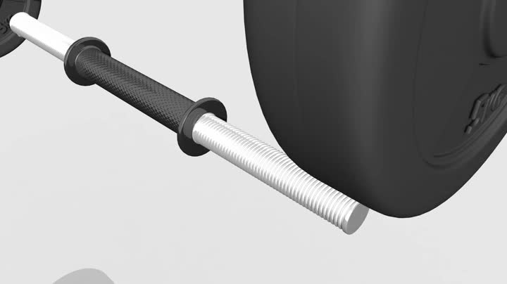 Kore DM-10KG-COMBO16 Home gym & Fitness Kit, 2.5 kg x 4 (PVC, Adjustable, Black)