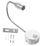 SOIMISS Flexibles LED Weißlicht mit Schalter Vielseitige Nachttischlampe für Schlafzimmer und...