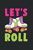 Notizbuch: Mädchen Rollschuhe Buntes Rollschuhlaufen Notizbuch DIN A5 120 Seiten für Notizen Zeichnungen Formeln | Organizer Schreibheft Planer Tagebuch