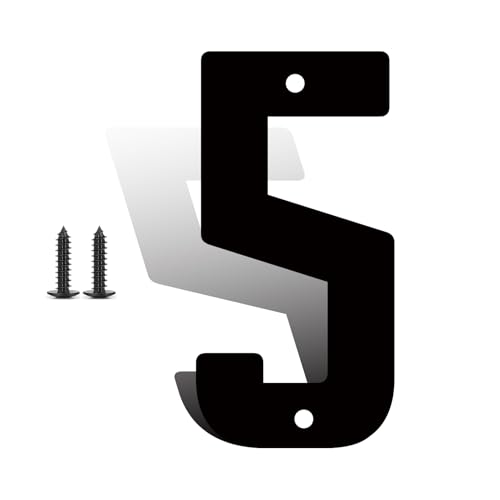 20 Inch metal house numbers and letters, black