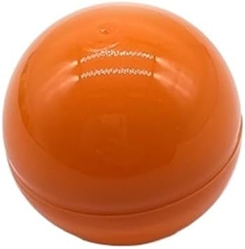 Vending Machine Capsules 100Pcs Diameter 50MM 2 Inch Round Plastic PP Toy Capsules Empty Surprise Ball Can Open For Vending MachineOrange