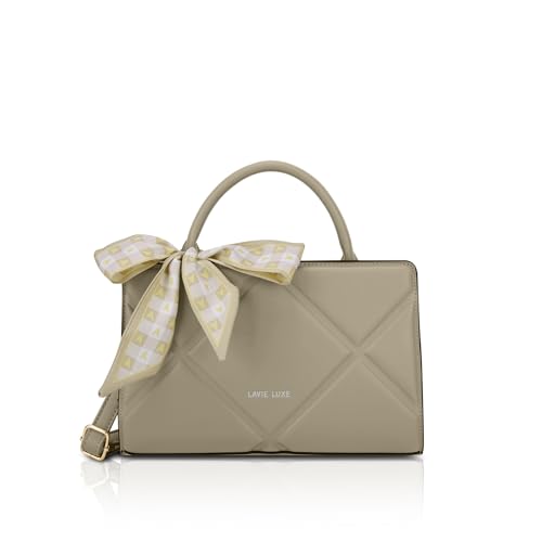 Image of Lavie Luxe Women's Quaro Horizontal Satchel Handbag for Women | Satchel Bag for Work | Ladies purse | Stylish Shoulder Bag | Gift For Women