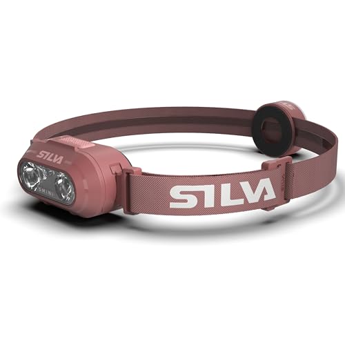 Silva Stirnlampe Wiederaufladbar USB C - Smini - 53 Gramm - 250 Lumen Mit Rotlicht - 3 Helligkeitsstufen - Weiß & Rot LED Stirnlampe -...