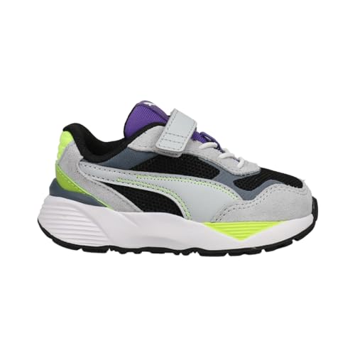 PUMA Toddler Boys Rs-Metric Lace Up Sneakers Shoes Casual - Black, Grey - Size 4 M