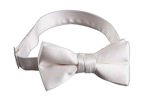 Tuxedo Park Classic Pre-Tied Bow Tie Formal Tuxedo for Toddlers and Boys, Ivory (Ivory)